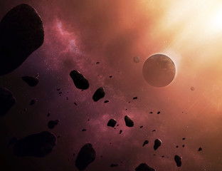 Wall Mural - space scene