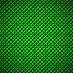 Poster - Green Background with Square Perforated Pattern
