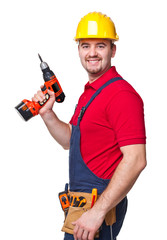 Wall Mural - smiling handyman