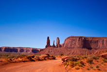 The Three Sisters, Monument Valley National Park, Arizona