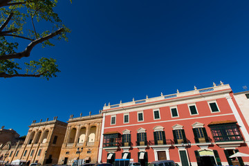 Ciutadella Menorca Placa des Born downtown Ciudadela