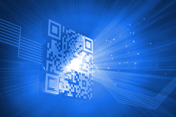 Aufkleber - Digitally generated barcode