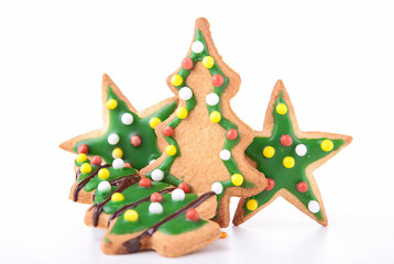 Sticker - christmas gingerbread cookies