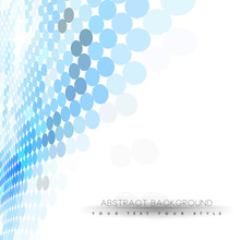 Abstract Business Background With Blue Dots