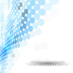 abstract business background with blue dots