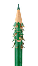 Christmas Tree From A Green Pencil