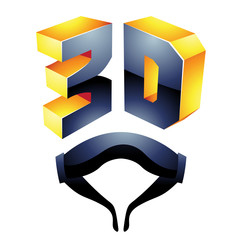 Poster - 3d Display Technology Symbol