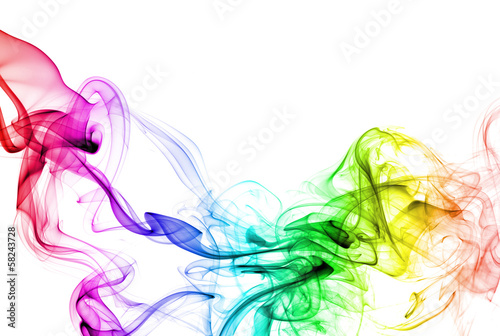 Naklejka dekoracyjna colored smoke