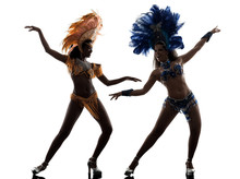 Women Samba Dancer Silhouette