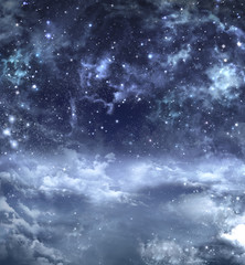 Wall Mural - beautiful background of the night sky