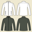 Jacket template - front and back