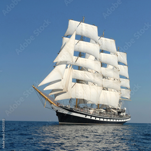 Sailing ship.  series of ships and yachts © Alvov