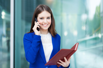 Sticker - Businesswoman portrait