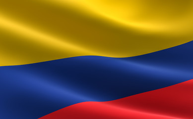 Poster - Colombian flag