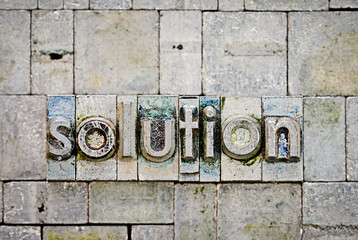 Canvas Print - solution