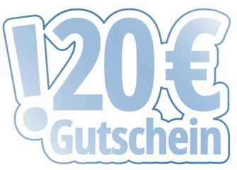 Wall Mural - 20 € Gutschein