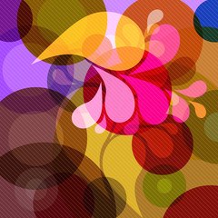 Sticker - Abstract vector colorful background