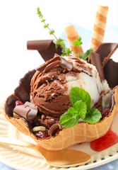 Poster - Ice cream sundae