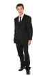 © wong yu liang - Full body of a smiling young Asian executive standing against is