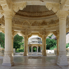 Wall Mural - Memorial grounds to Maharaja Sawai Mansingh II and family, Jaipu