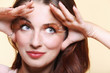 © Voyagerix - Autumn woman stylish creative make up false eye lashes