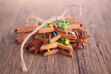 Sticker - christmas gingerbead cookies