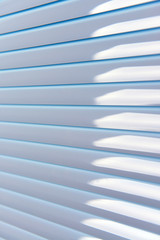  White jalousie, close up