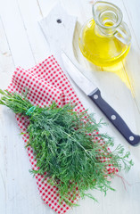 Canvas Print - fresh dill