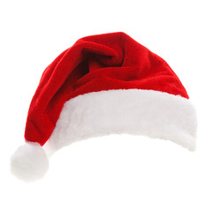 Santa hat isolated in white background