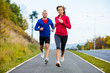 © Jacek Chabraszewski - Healthy lifestyle - woman and man running