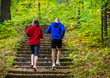 © Jacek Chabraszewski - Healthy lifestyle - woman and man running in park