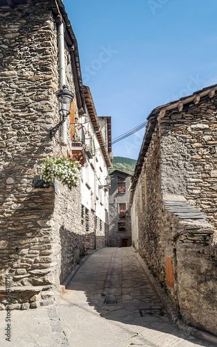 Fototapeta na wymiar Calle de Benasque