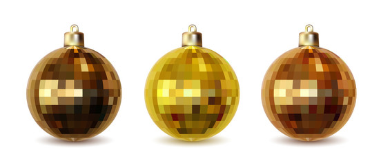 Wall Mural - Set of Christmas balls