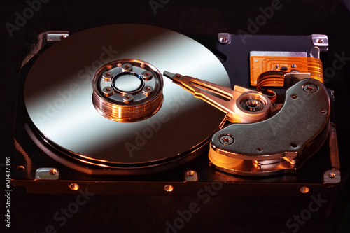 Fotografia  Computer hard disk