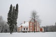 Manor in wintertime