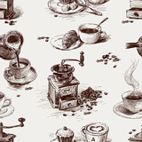 pattern of coffee