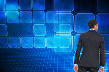Poster - Composite image of asian businessman