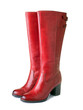 Womens red boots