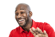 Black Man Laughing Portrait