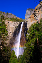 Yosemite Bridalveil Fall Waterfall California
