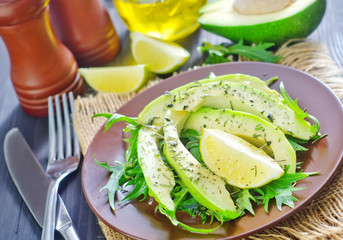 Wall Mural - salad with avocado