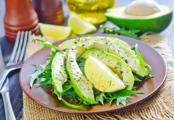 Wall Mural - salad with avocado