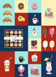 Sweet Icon Set for Confectionery Business