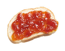 Piece Of Bread With Jam
