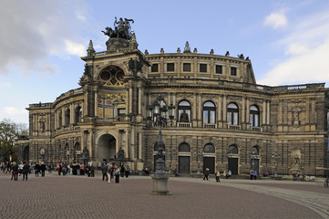 Poster - Semperoper in Dresden