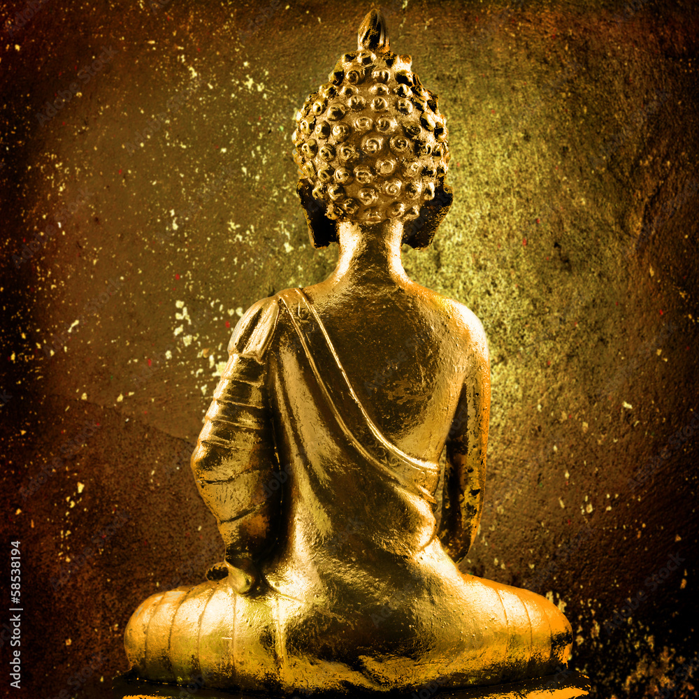 golden Buddha - obrazy, fototapety, plakaty 
