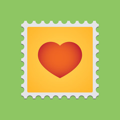 Poster - Post stamp with icon