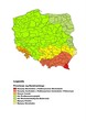 Prowincje Polski wg Kondrackiego