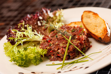 Poster - beef tartar