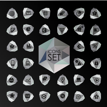 Set of web icons